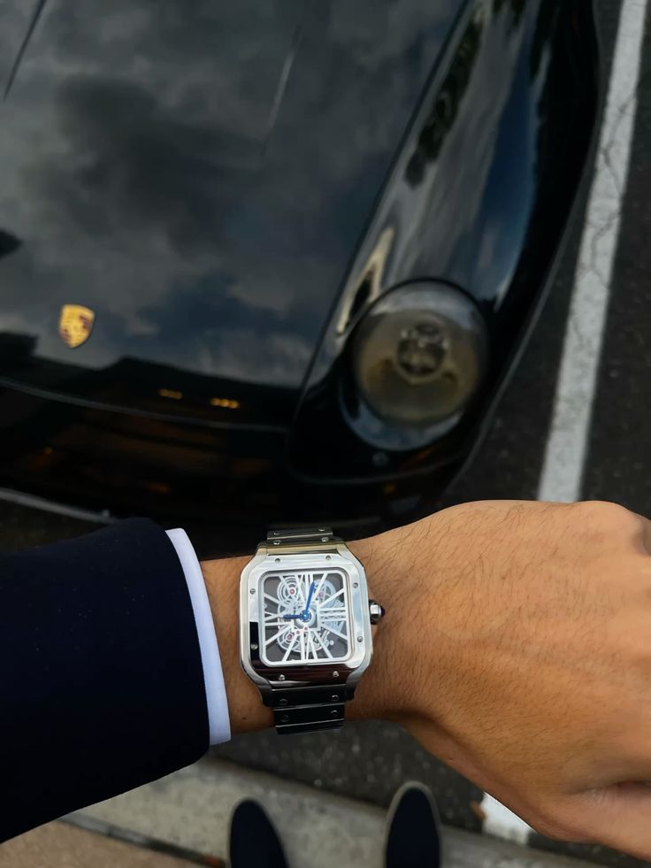 Cartier Skeleton Watch for Men Luxury Automatic Timepiece