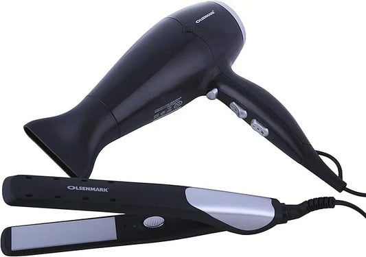 🔥 2-in-1 Professional Hair Straightener & Curler
